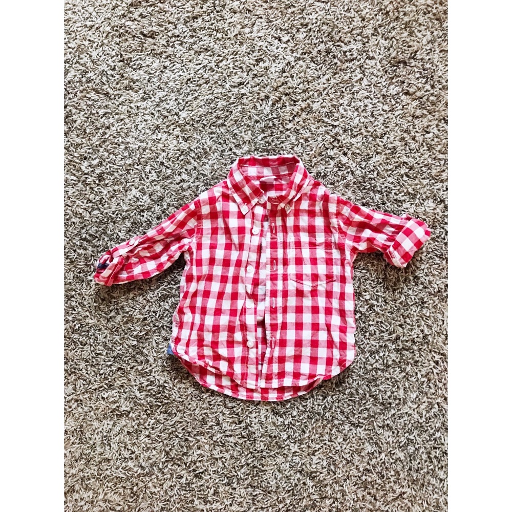 GAP Gingham Toddler Button Down